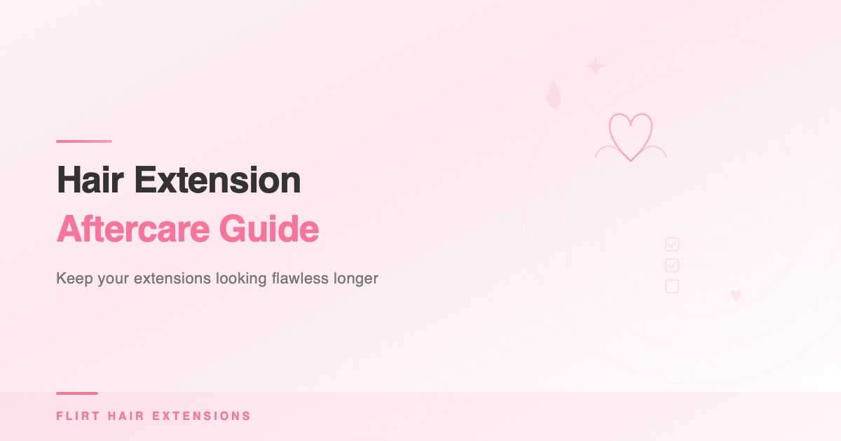 Hair Extension Aftercare: The Complete Guide to Looking After Your Extensions