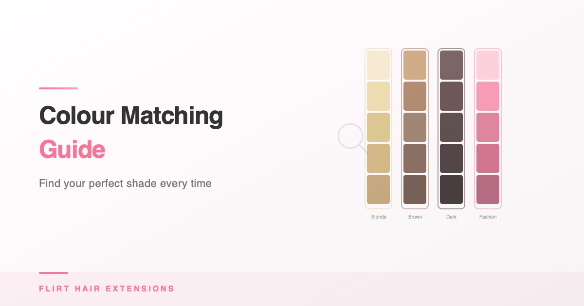Hair Extension Colour Matching: How to Get a Perfect Blend